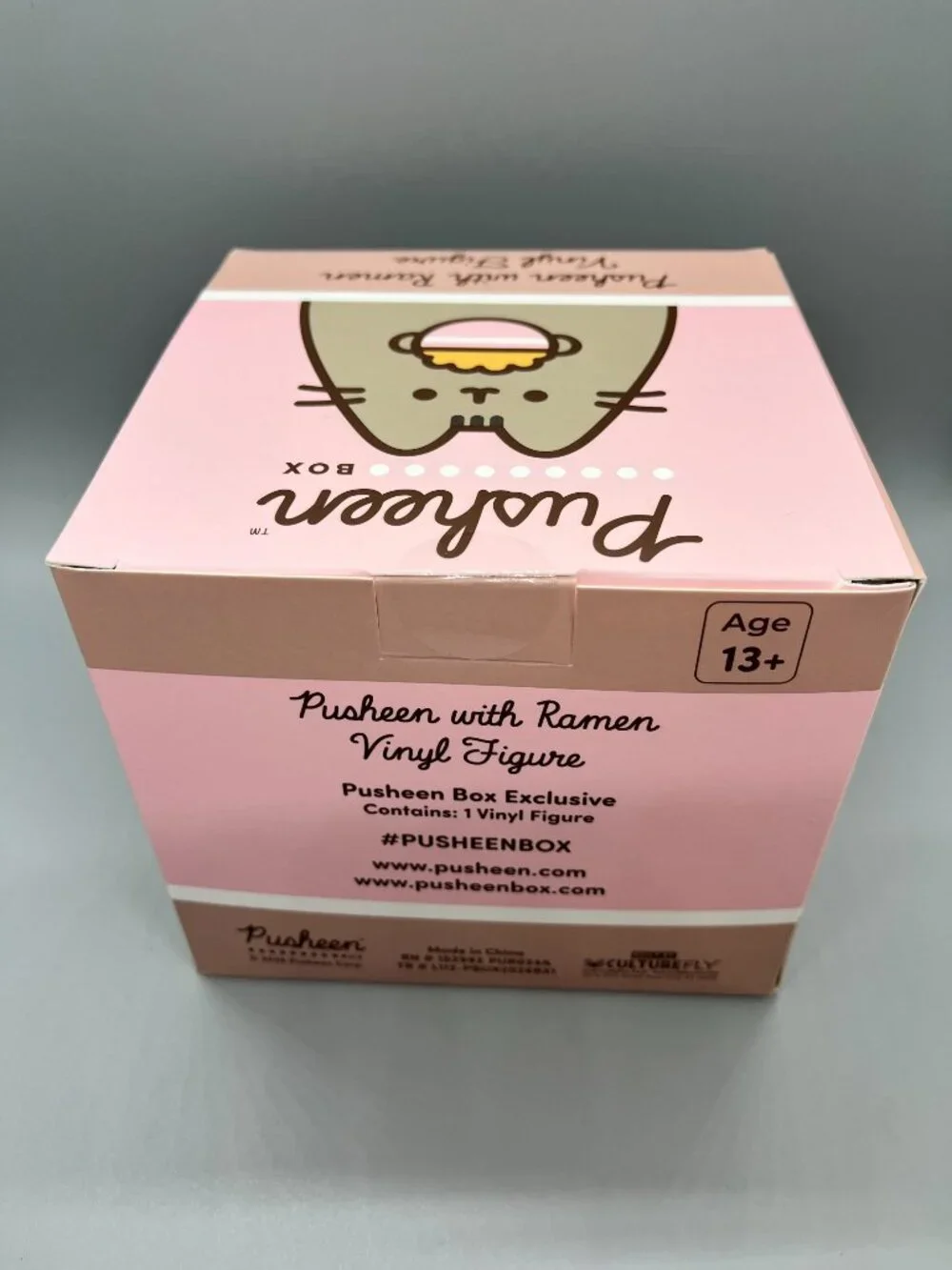 NIB Exclusive Pusheen with Ramen Vinyl Figure from Spring 26 Pusheen Box